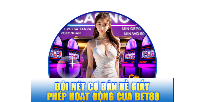 Đôi nét cơ bản về giấy phép hoạt động của BET88
