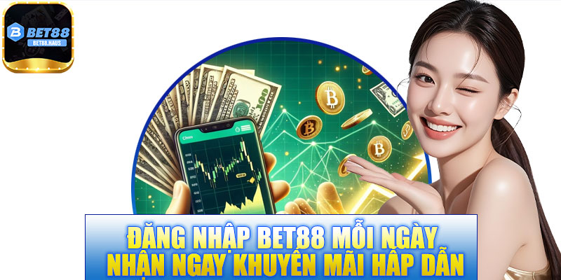 Đăng nhập BET88 mỗi ngày – Nhận ngay khuyến mãi hấp dẫn